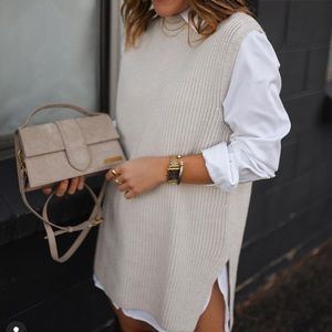 H&M New Conscious Rib-knit sweater vest